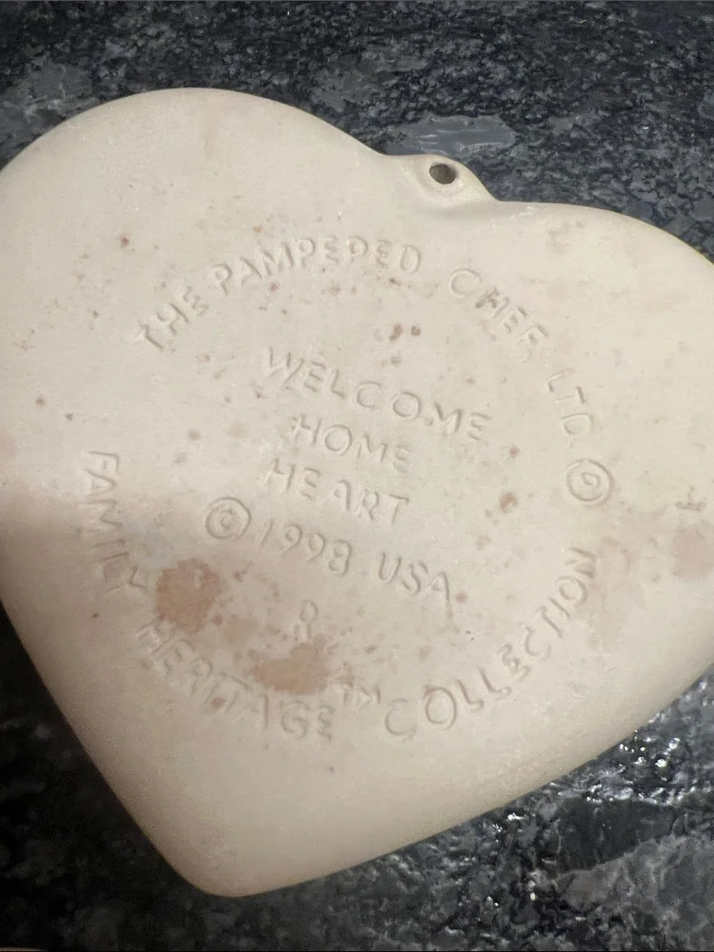 Pampered Chef Vintage Retired Heart cookie molds. Look new. 1998-2002 series